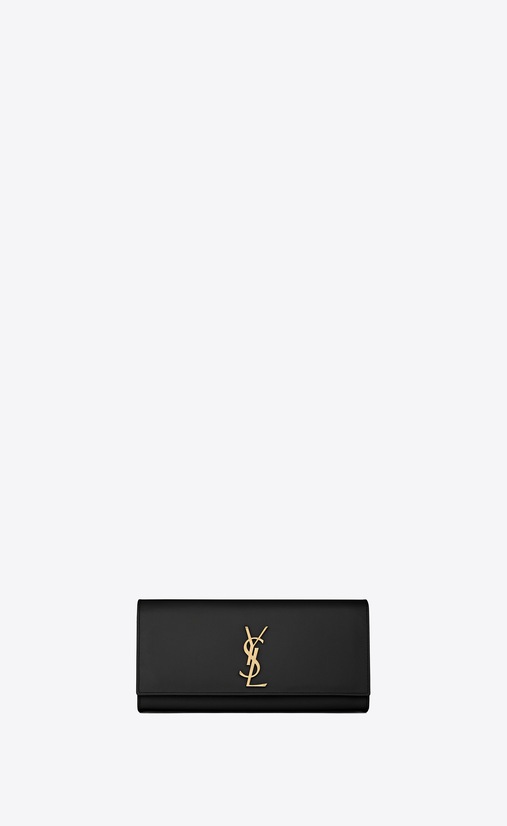 clutch nera pelle a texture